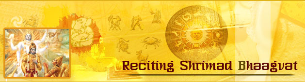 Reciting Shrimad Bhagavat